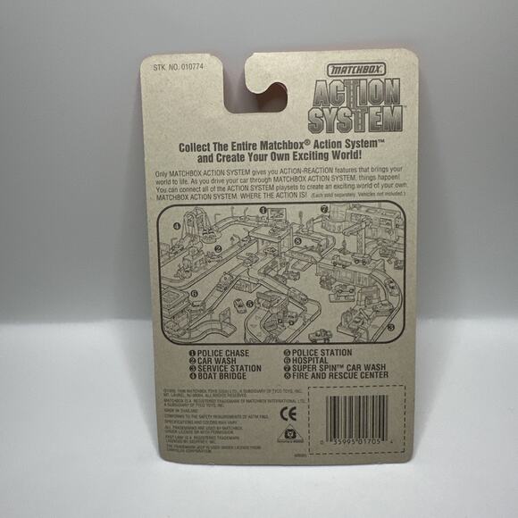 1996 MATCHBOX SUPERFAST #5 JEEP WRANGLER 4X4 BAD TO THE BONE NEW + FAST SHIPPING - Picture 7 of 7